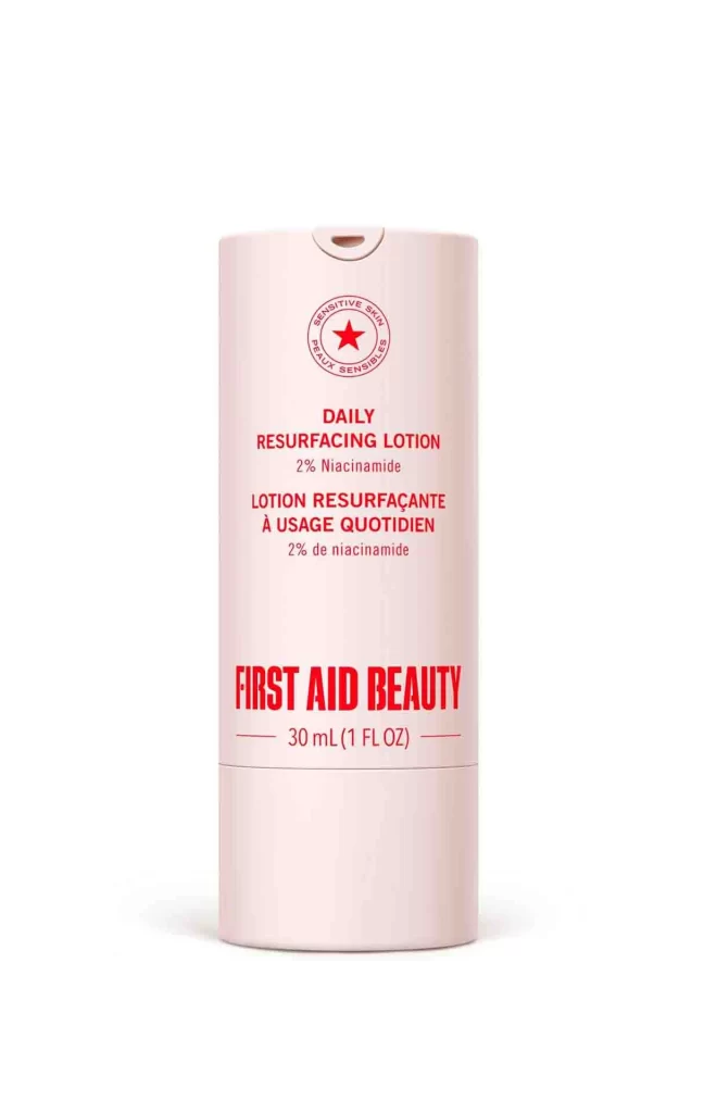 First Aid Beauty Resurfacing Moisturiser With Moisturizer Image 01 Packaging