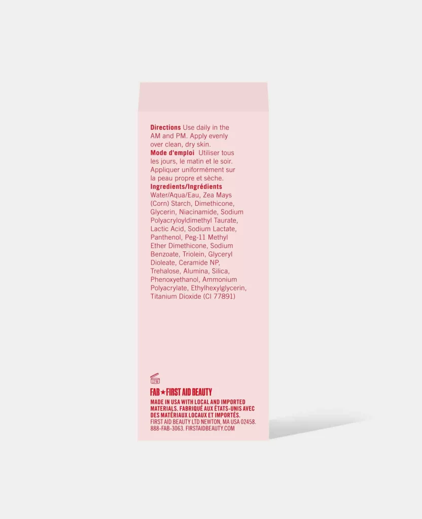 First Aid Beauty Resurfacing Moisturiser With Moisturizer Image 10 Packaging