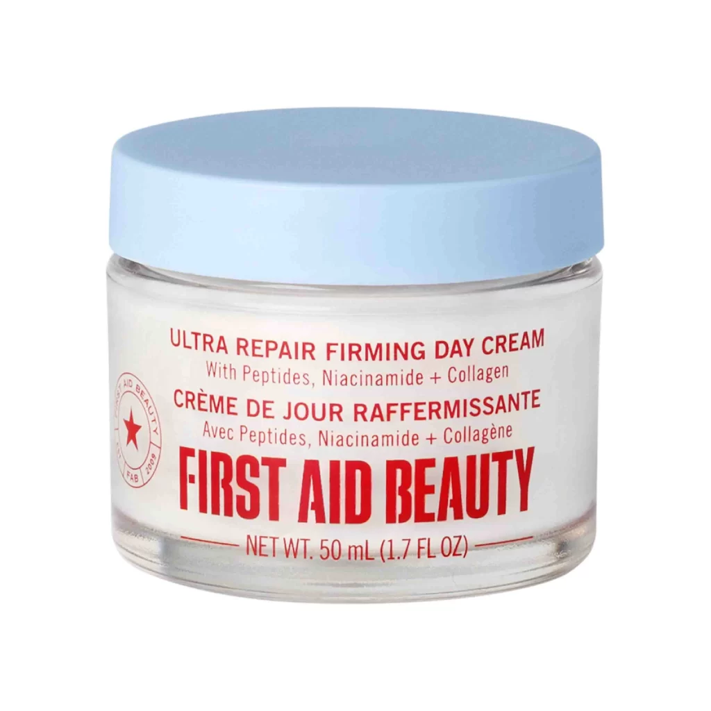 First Aid Beauty Ultra Repair Firming Day Cre Hair Treatment Packaging