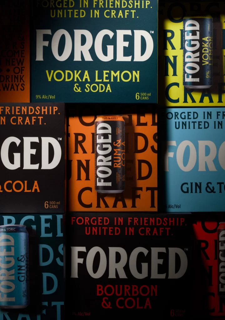 Forged RTD Canned Cocktail Forged Side View