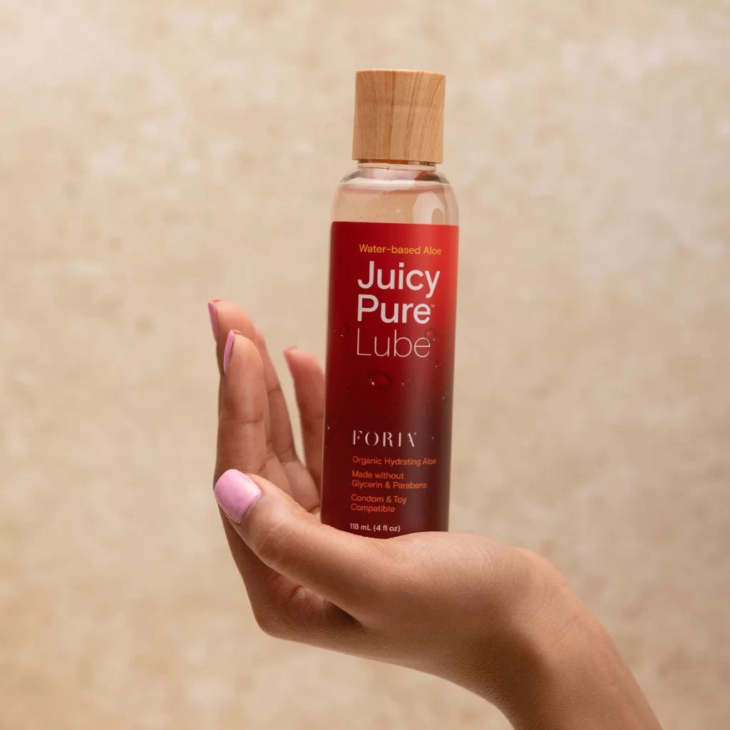 Foria Intimacy Juicy Pure Lube Personal Lubricant Image 02 Packaging