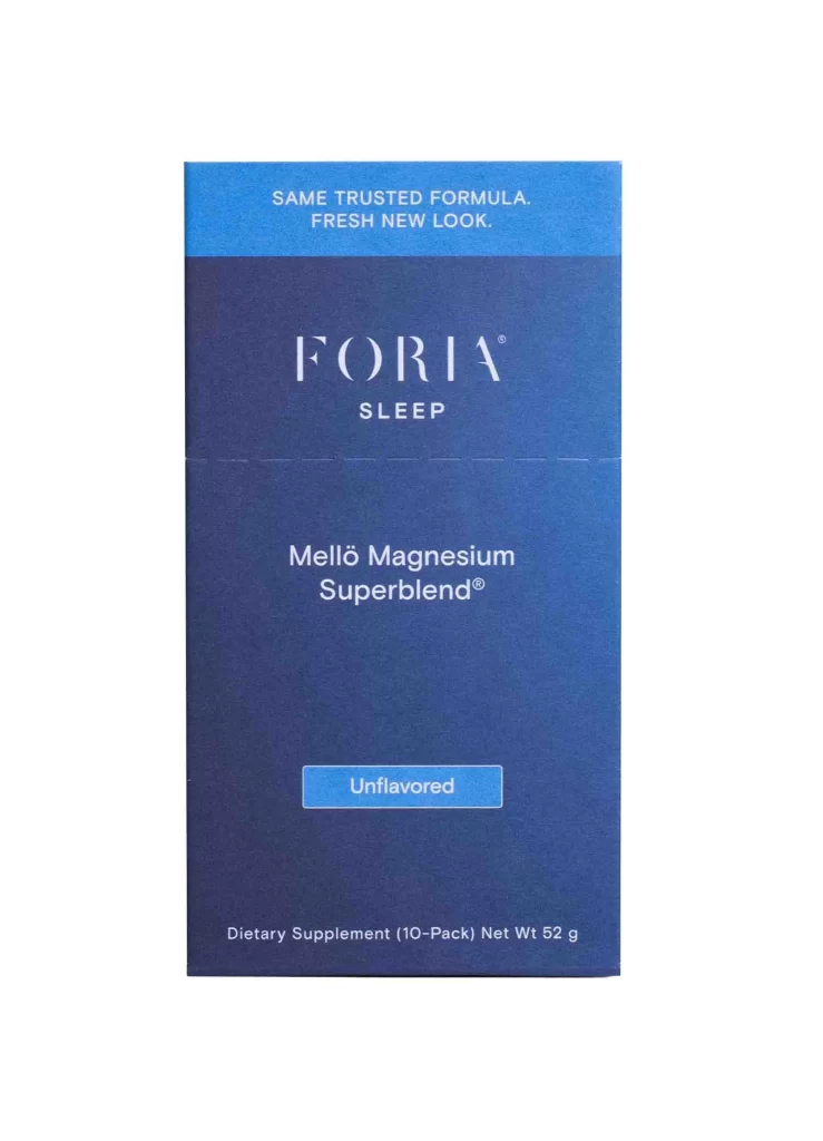 Foria Mello Magnesium Superblend Unflavored 1 Wellness Supplement Image 01 Packaging