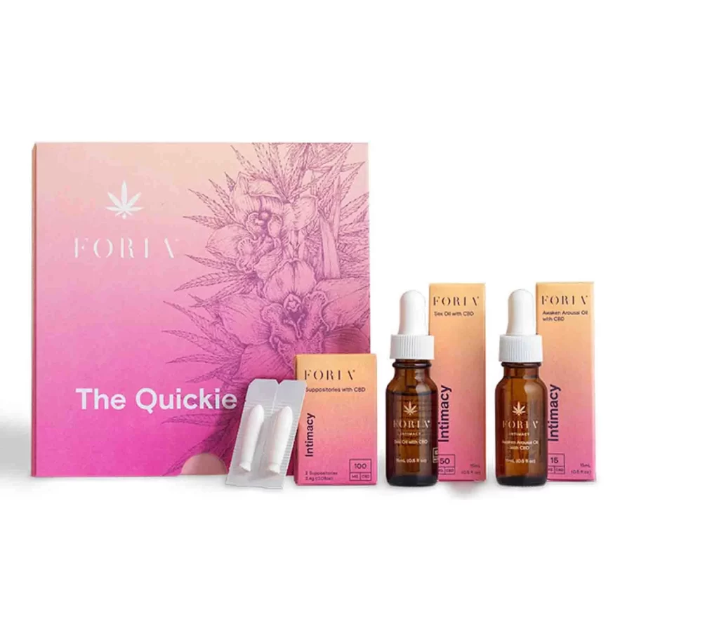 Foria The Quickie Set Beauty Set Packaging