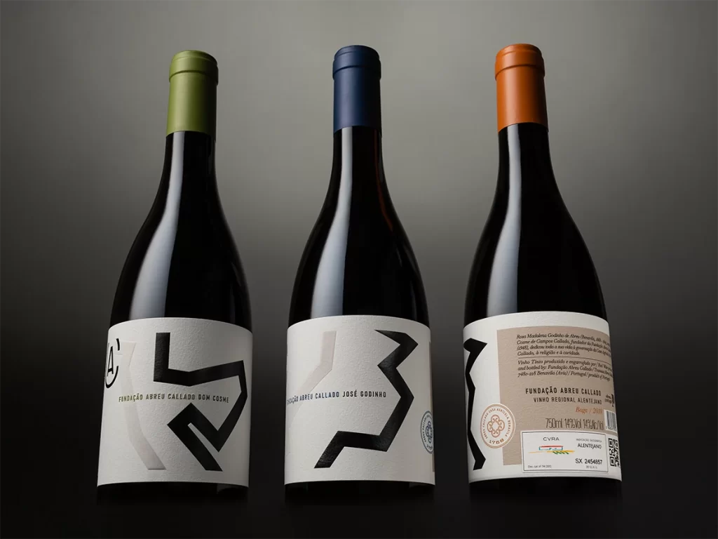 Fundacao Abreu Callado Wine Bottle Fundacao Angle View