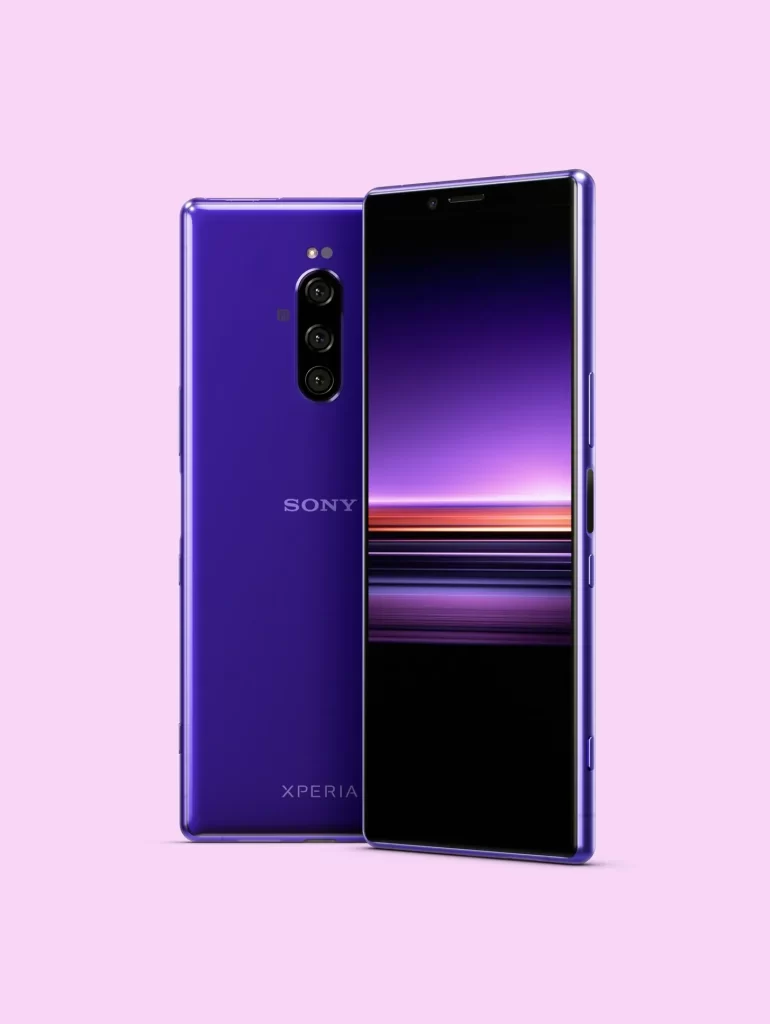 Sony Xperia Purple Smartphone Packaging