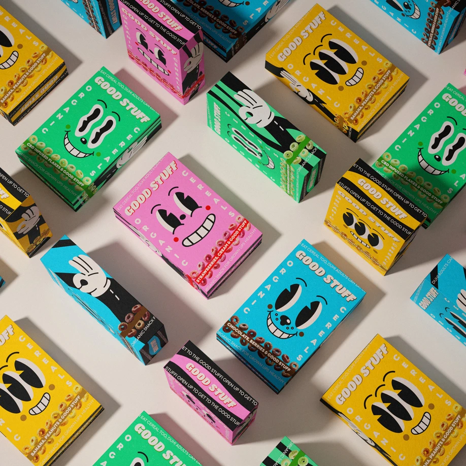 Good Stuff Cereals Cereal Packaging E