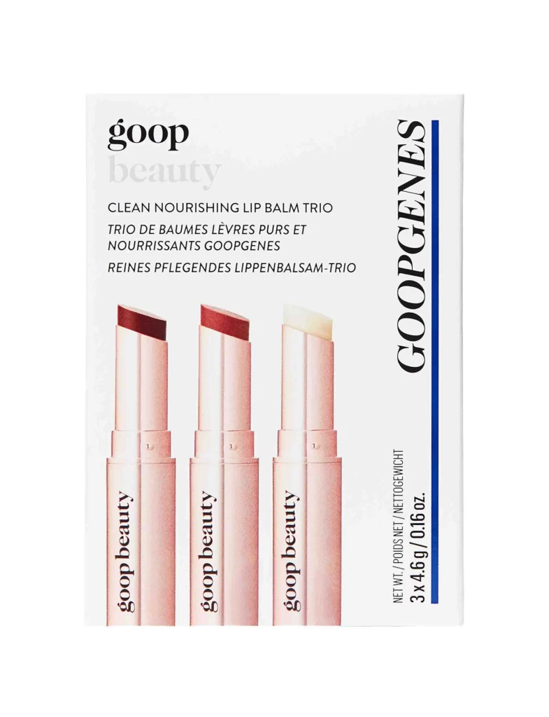 Goop Beauty Clean Nourishing Lip Balm Trio Lip Balm Image 05 Packaging