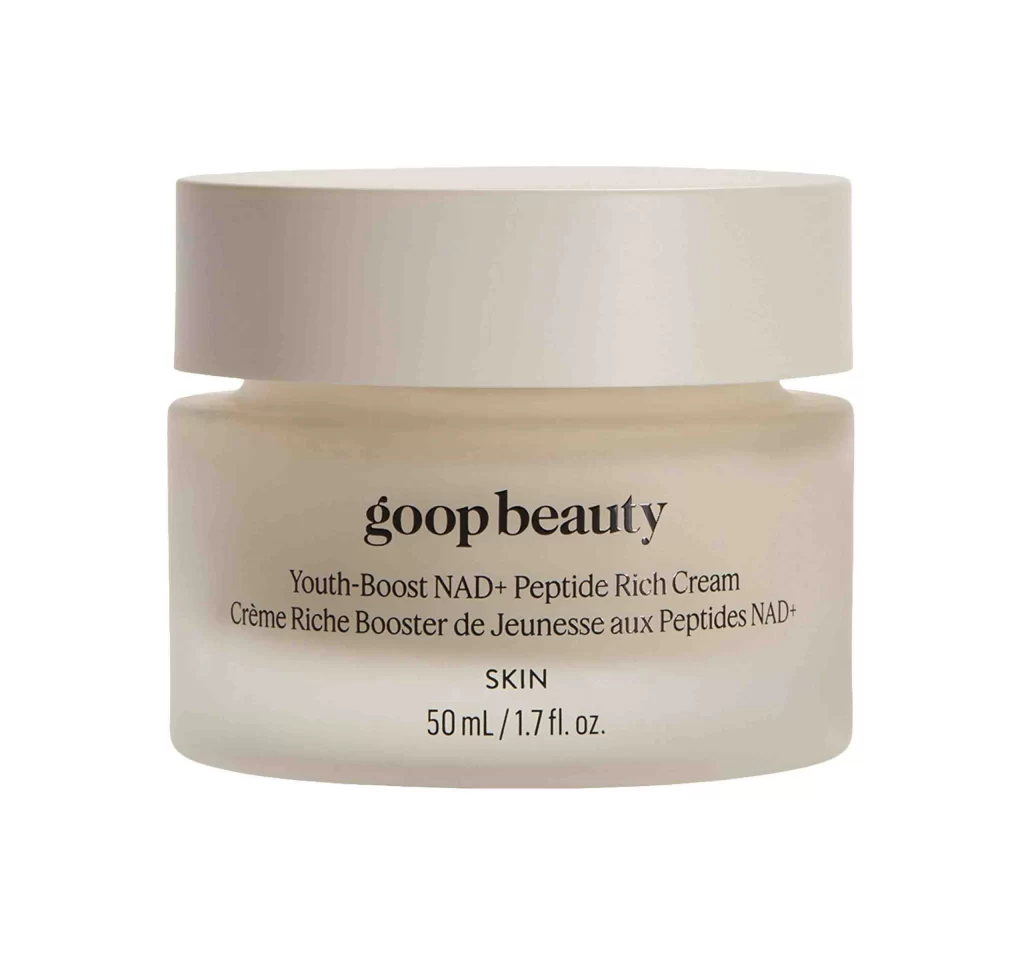 Goop Beauty Youthboost Nad Peptide Rich Cream Peptide Serum Packaging