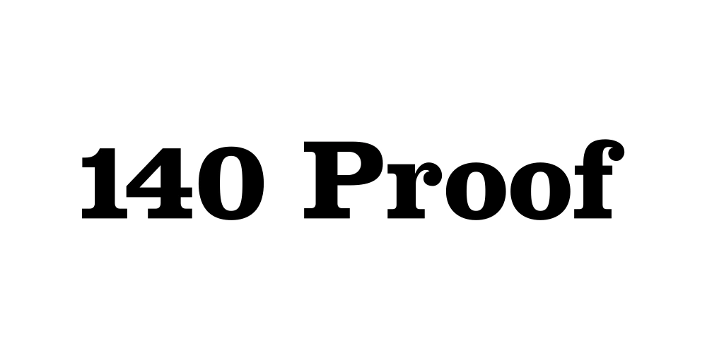 140 Proof Logo
