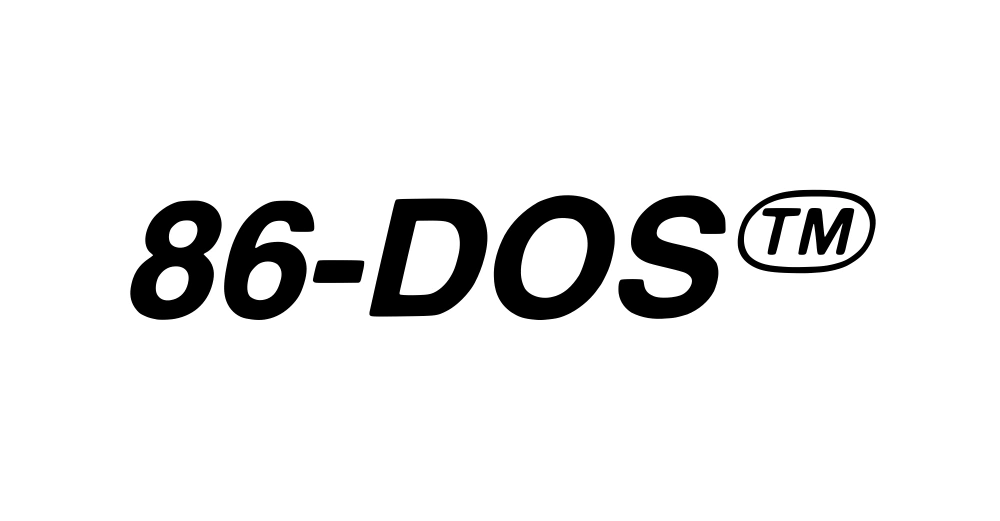 86 DOS Vector Logo