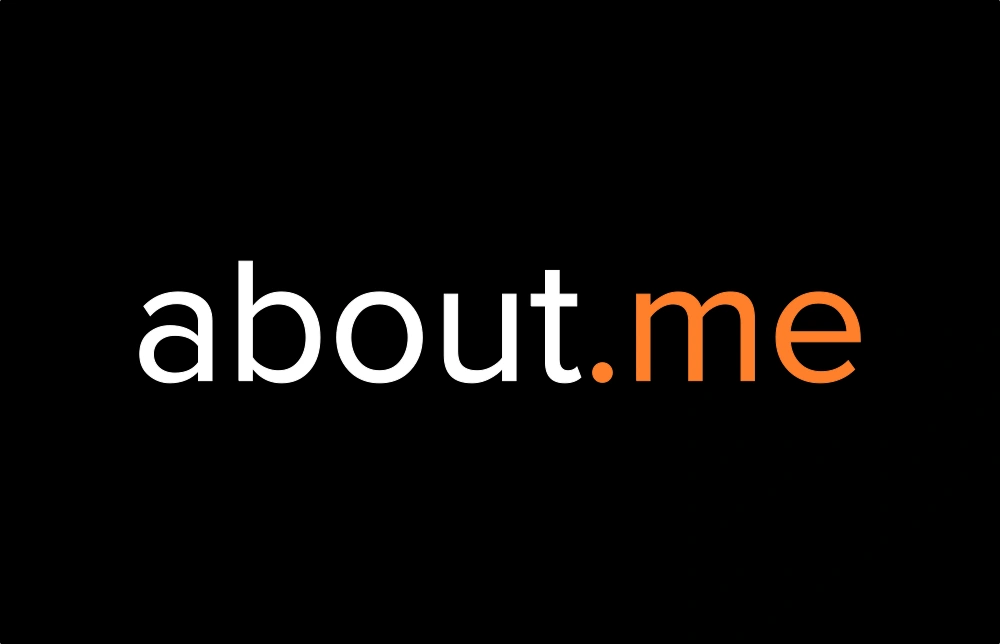 About me stylised Vector Logo