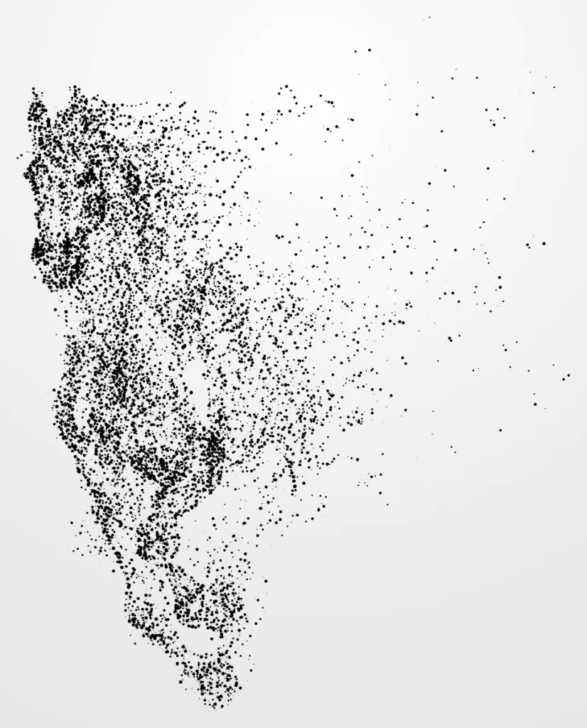Dot Pattern Stipple Art Illustration