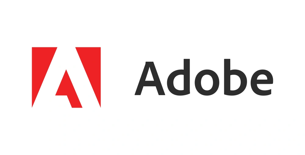 Adobe and wordmark Logo
