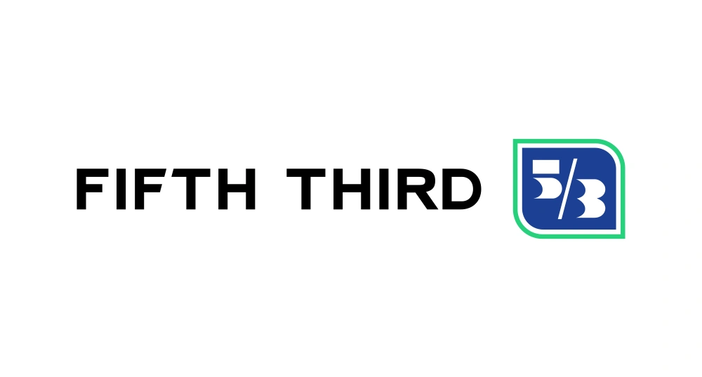 Fifth Third Bank primary shieldright full marbletext Logo