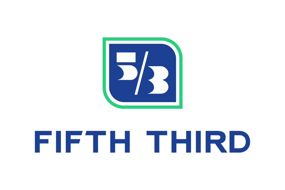 Fifth Third Bank stacked primary full marbletext Logo