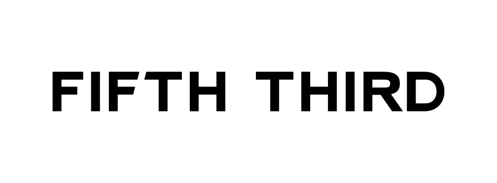 Fifth Third Bank wordmarkonly marble Logo