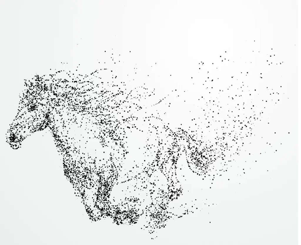 Horse Gallop Stipple