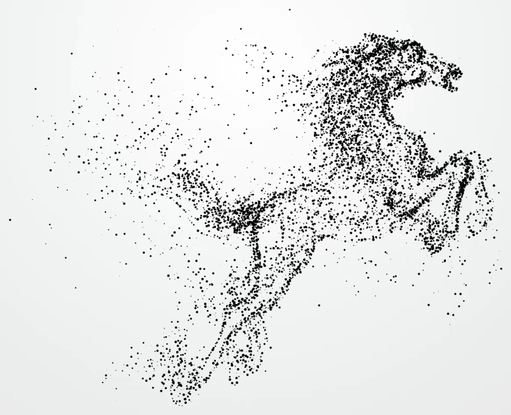 Horse Motion Stipple