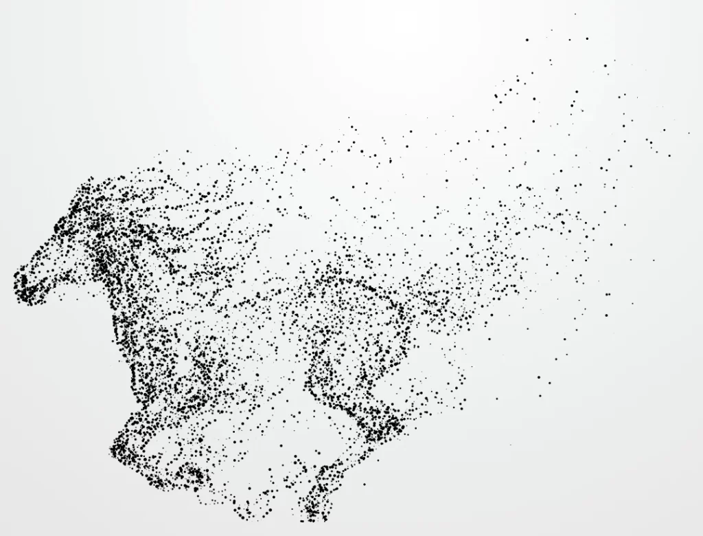 Galloping Horse Stipple