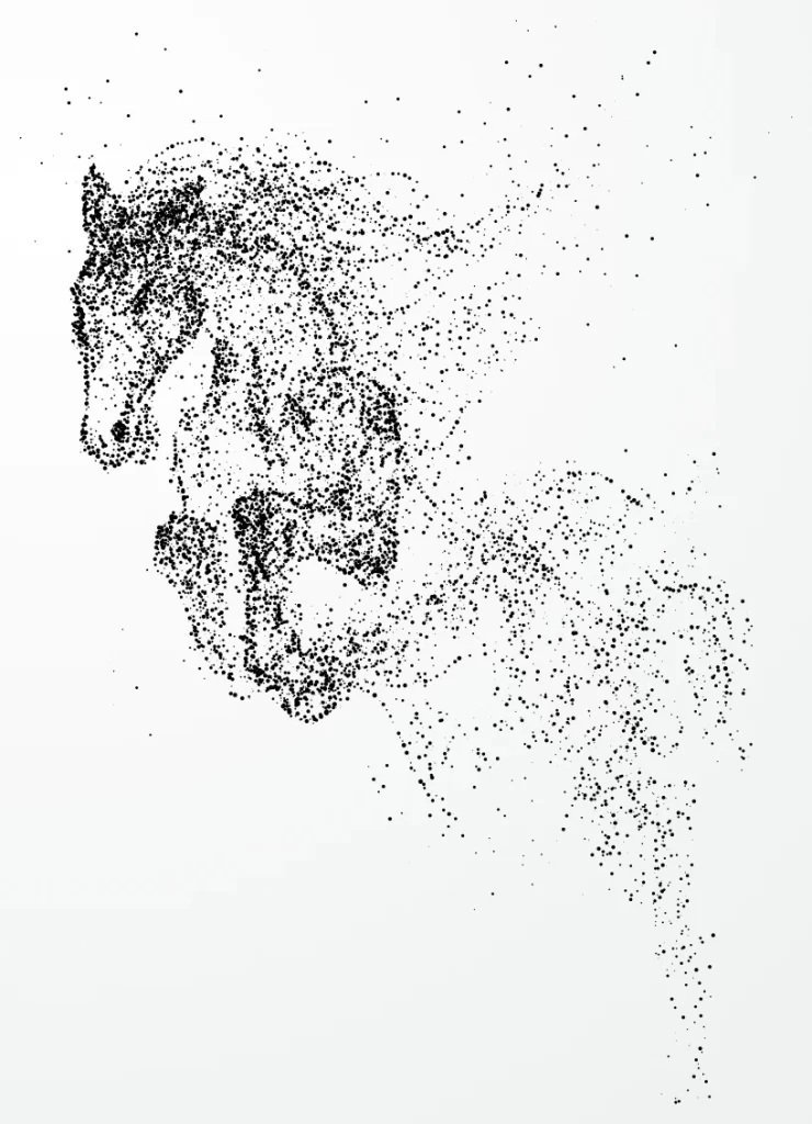Horse Stipple