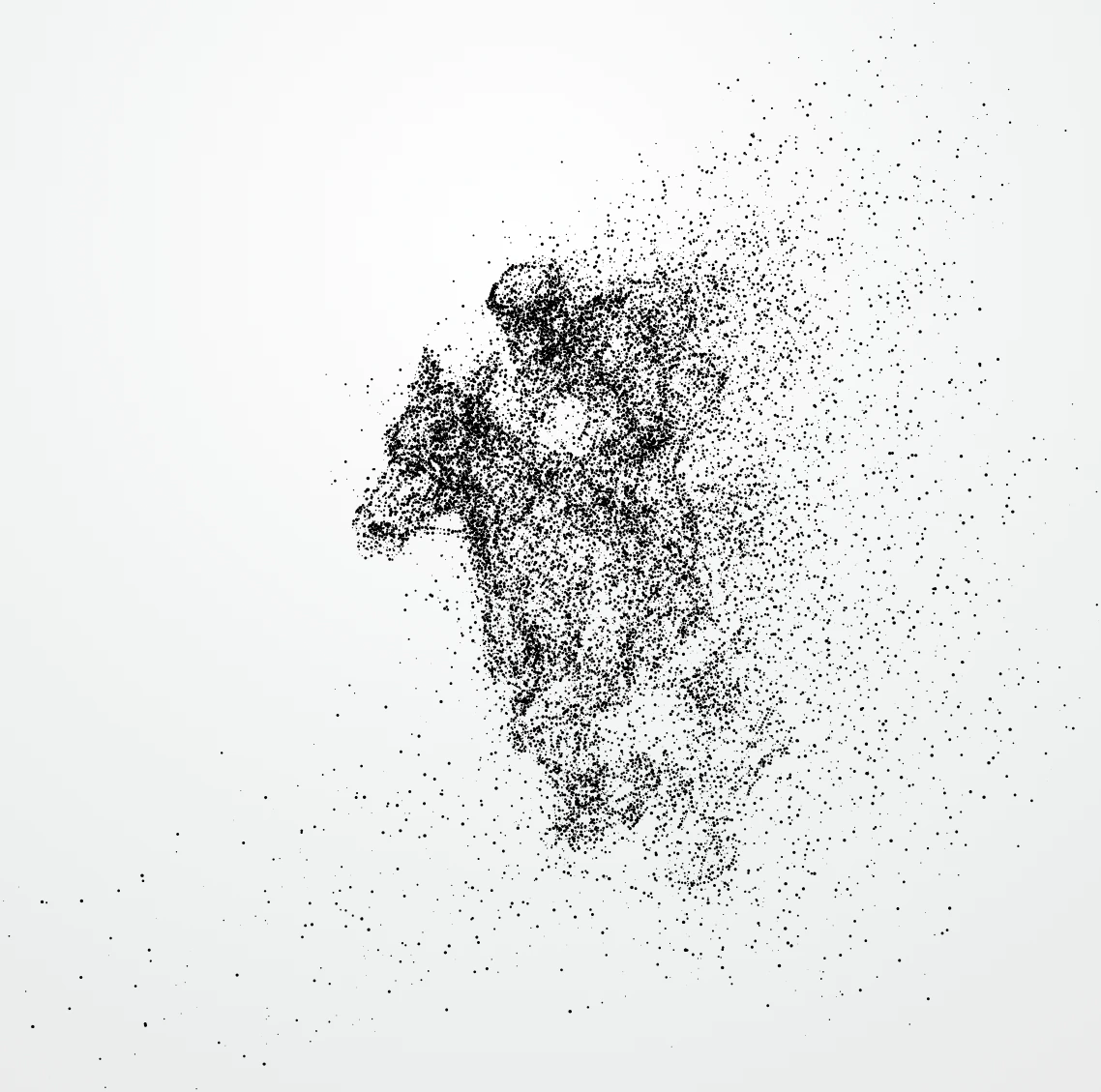 Horseback Rider Stipple