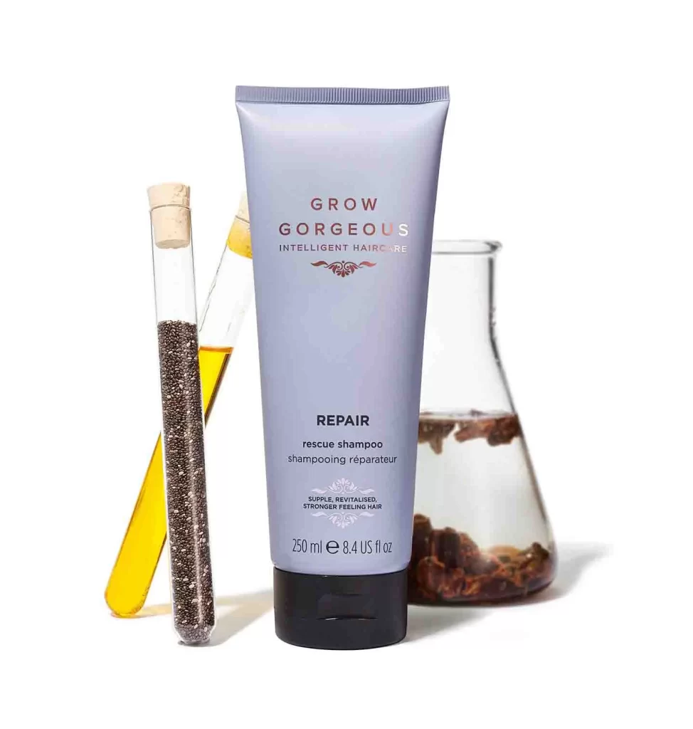 Grow Gorgeous Repair Rescue Shampoo 84 Fl Oz Shampoo Image 02 Packaging