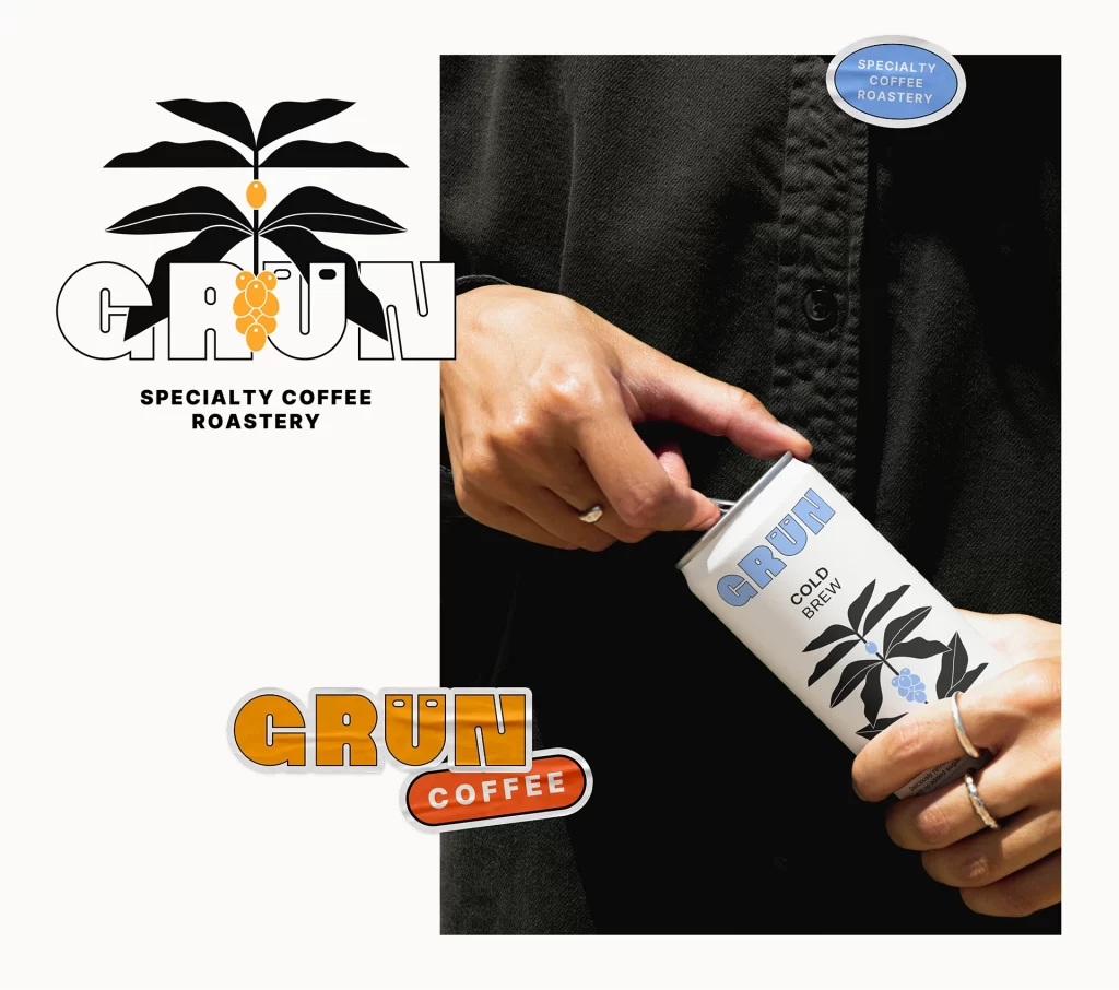 Grun Coffee Coffee Packaging Coffee Detail View