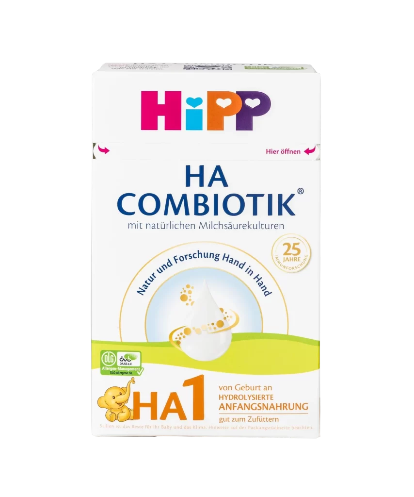 HiPP HA Combiotik Baby Food Packaging