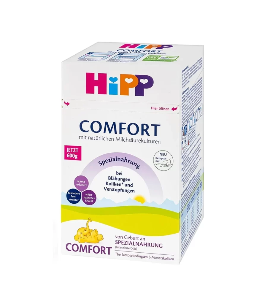 HiPP Comfort Baby Food Packaging