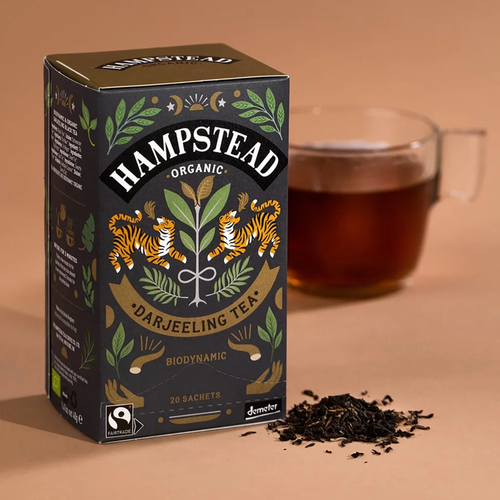 Hampstead Tea Packaging E