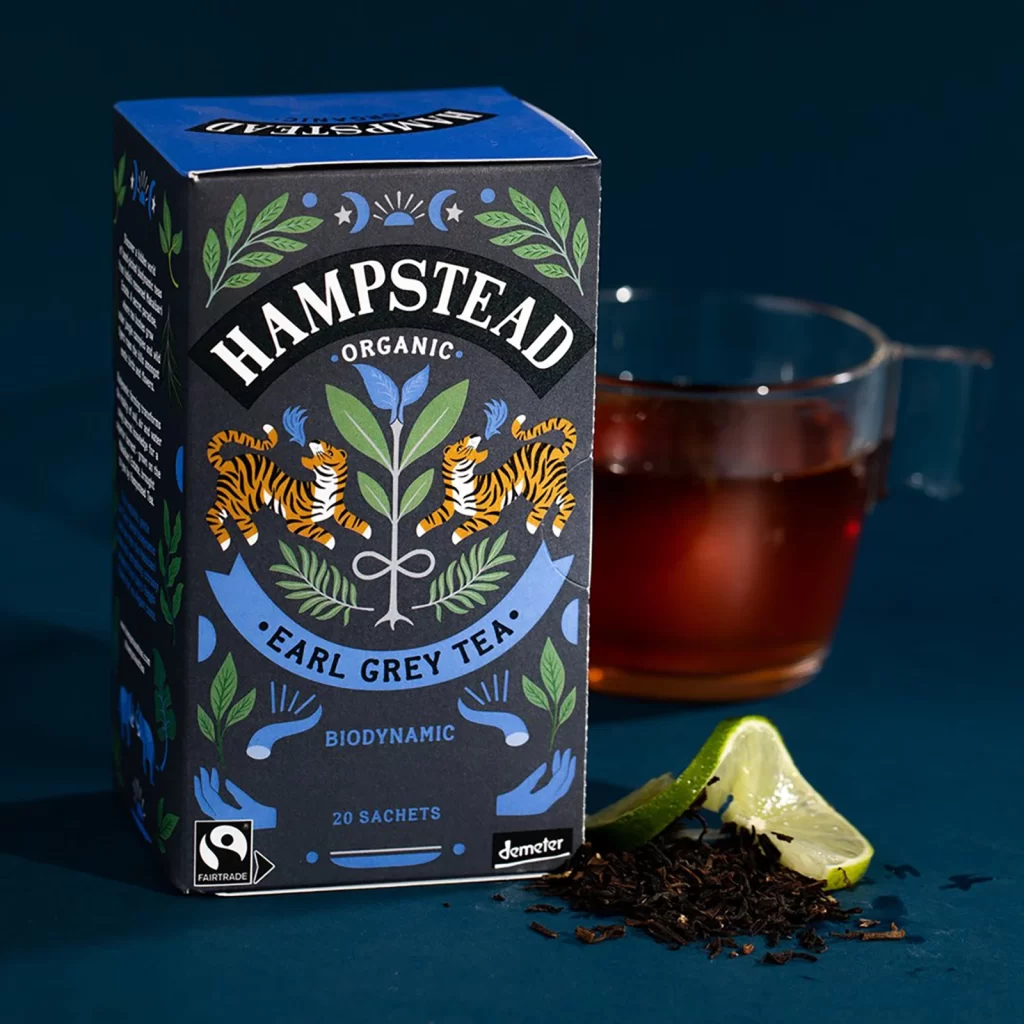 Hampstead Tea Packaging F