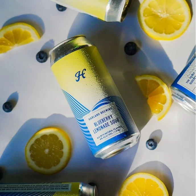 Harland Brewing Blueberry Lemonade Sour Blueberry Lemonade