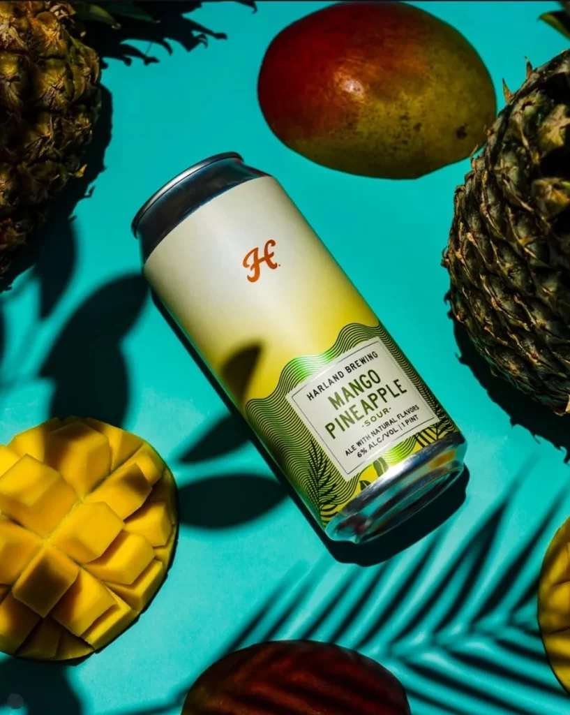Harland Brewing Mango Pineapple Sour Ale Mango Pineapple