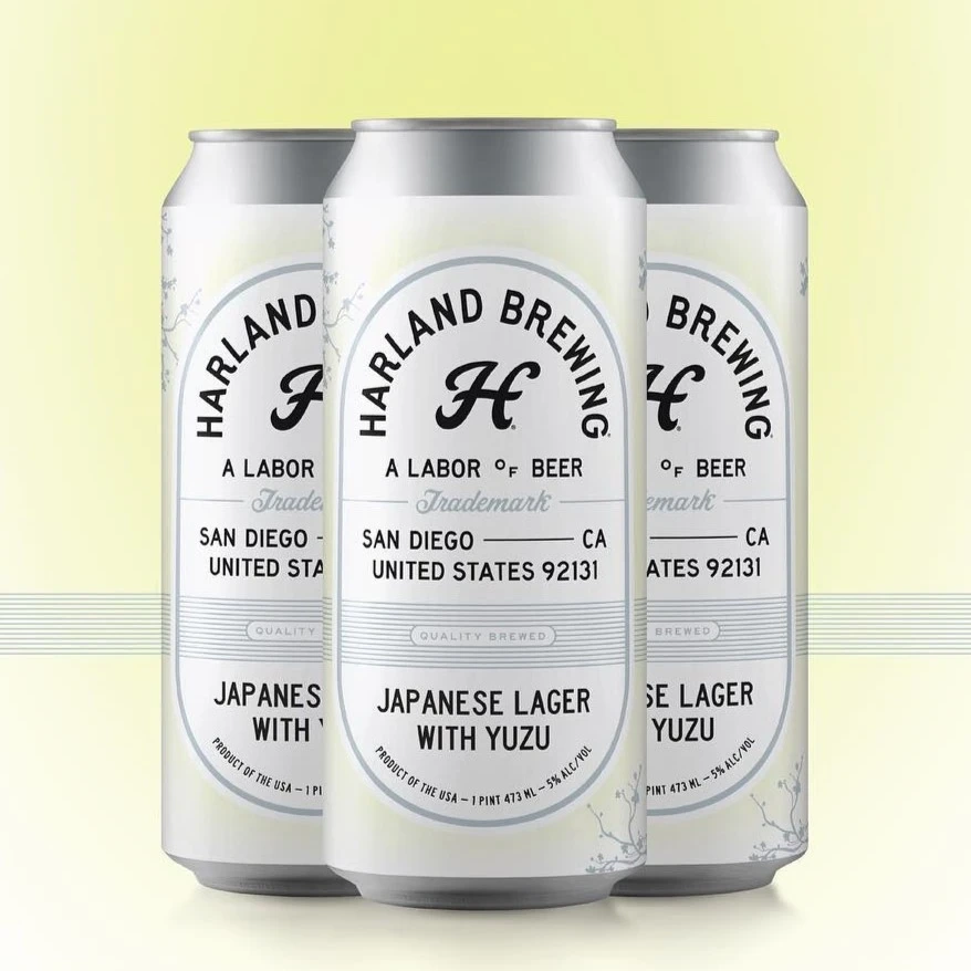 Harland Brewing Japanese Lager Yuzu