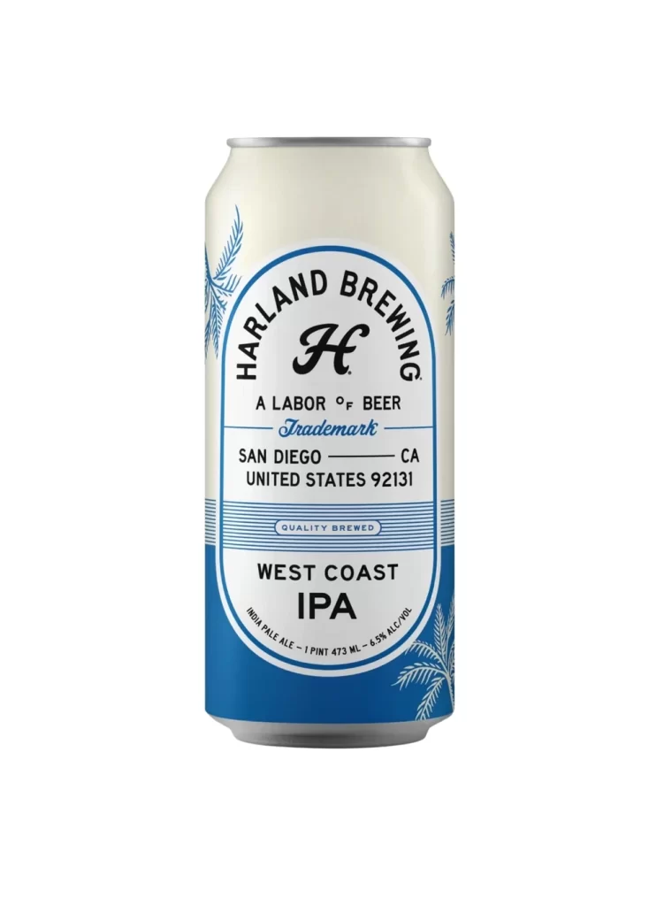 Harland Brewing West Coast IPA 16oz Can