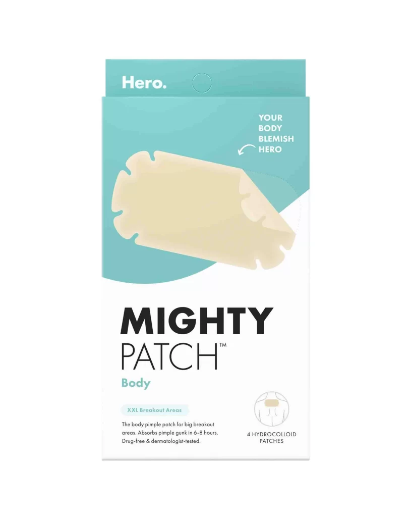 Hero Cosmetics Body Patch 4 Count Pimple Patch Image 01 Packaging