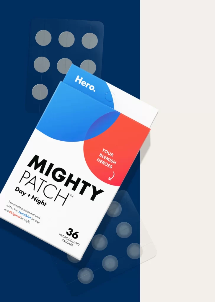 Hero Cosmetics Mighty Patch Day Night 36 Coun Pimple Patch Image 02 Packaging