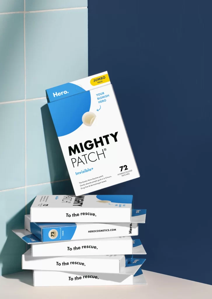 Hero Cosmetics Mighty Patch Invisible 72 Coun Pimple Patch Image 02 Packaging