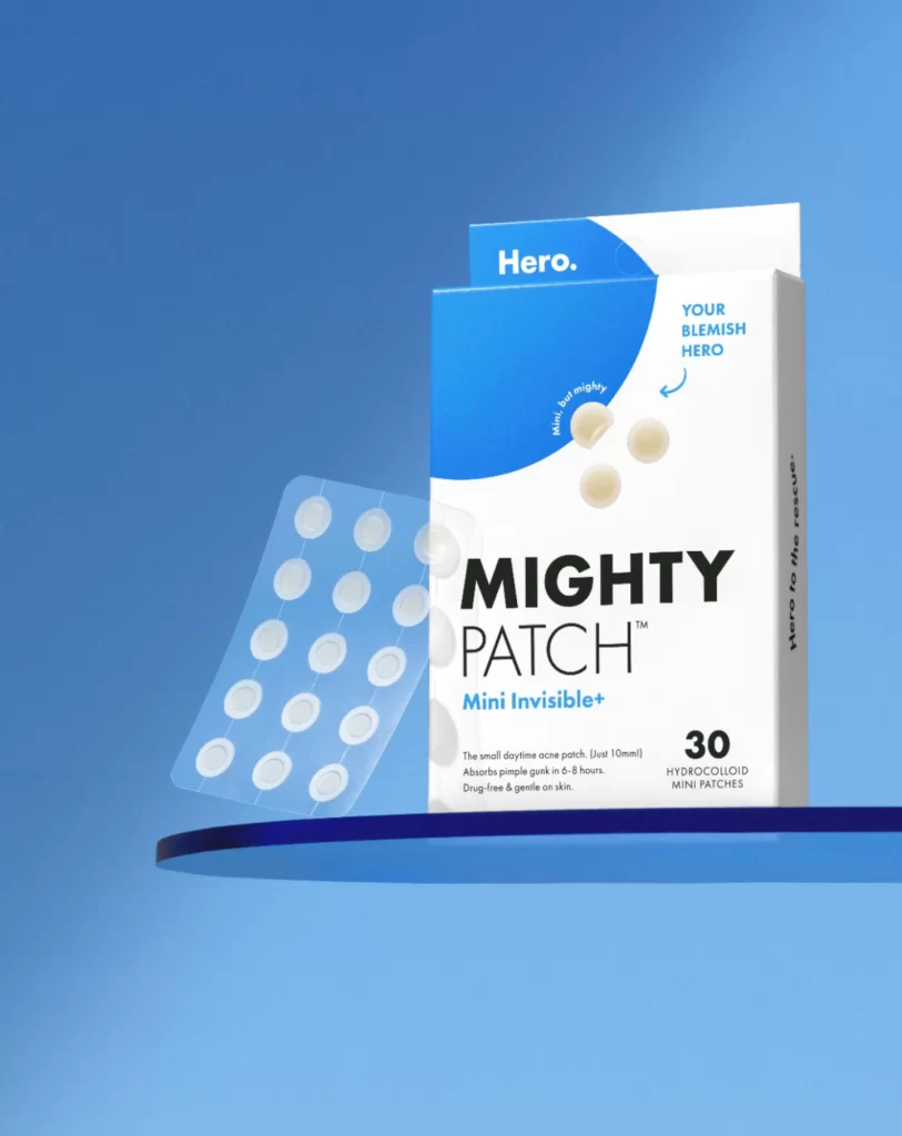 Hero Cosmetics Mighty Patch Invisible Minis 3 Pimple Patch Image 02 Packaging