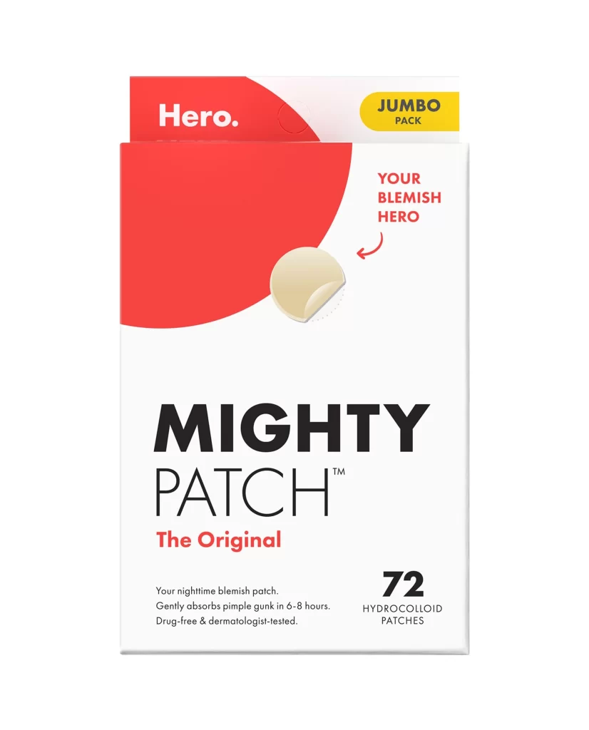 Hero Cosmetics Mighty Patch Original 72 Count Pimple Patch Packaging