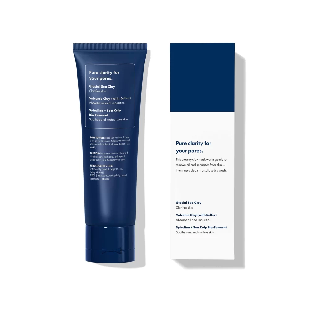 Hero Cosmetics Pore Purity Cleansing Clay 70m Clay Mask Image 02 Packaging