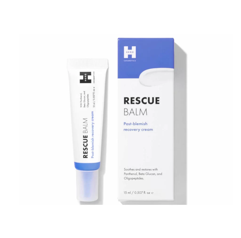 Hero Cosmetics Rescue Balm Postblemish Recove Recovery Balm Packaging