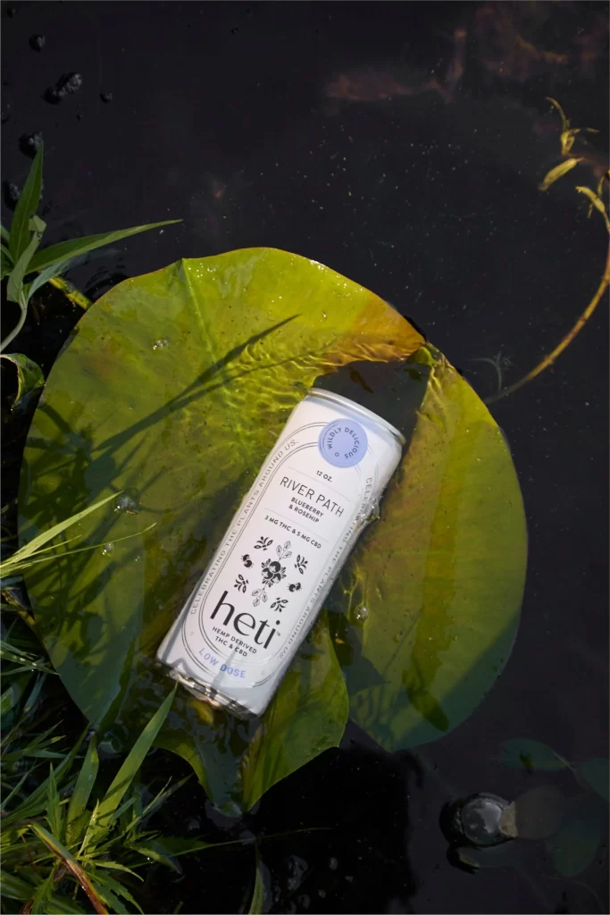 Heti Drinks Hemp-derived THC beverage Packaging