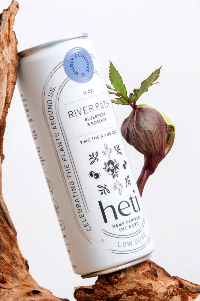 Heti Drinks Hemp Derived THC & CBD Packaging