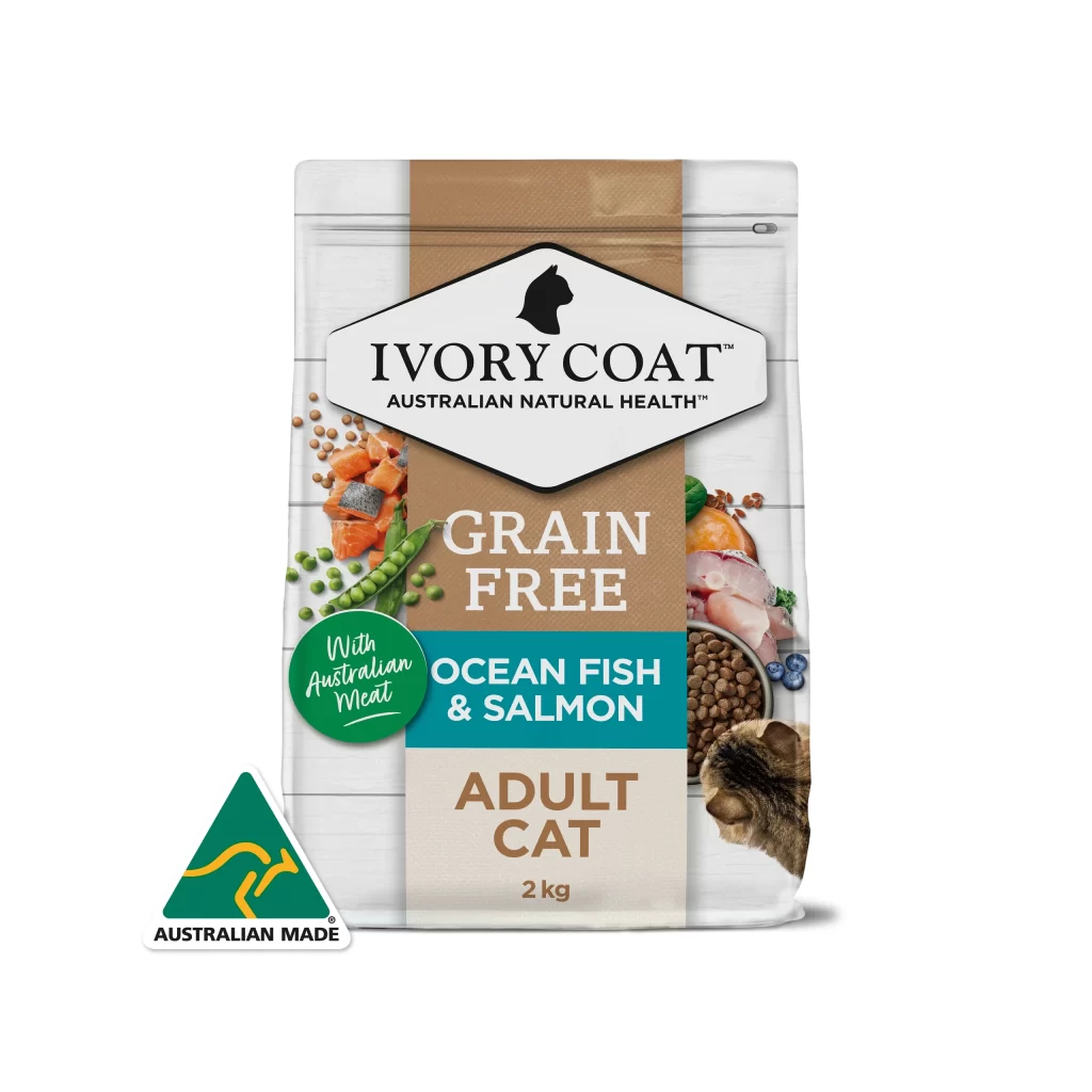 Ivory Coat Cat Food Packaging K
