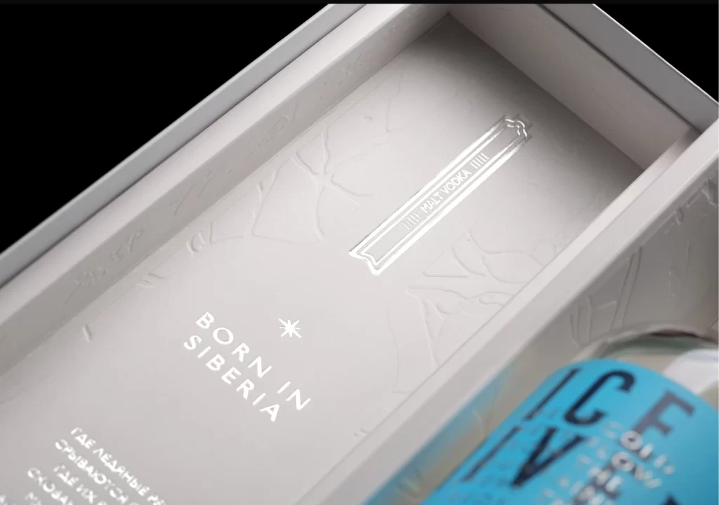 Ice River Vodka Bottle SIBERIA