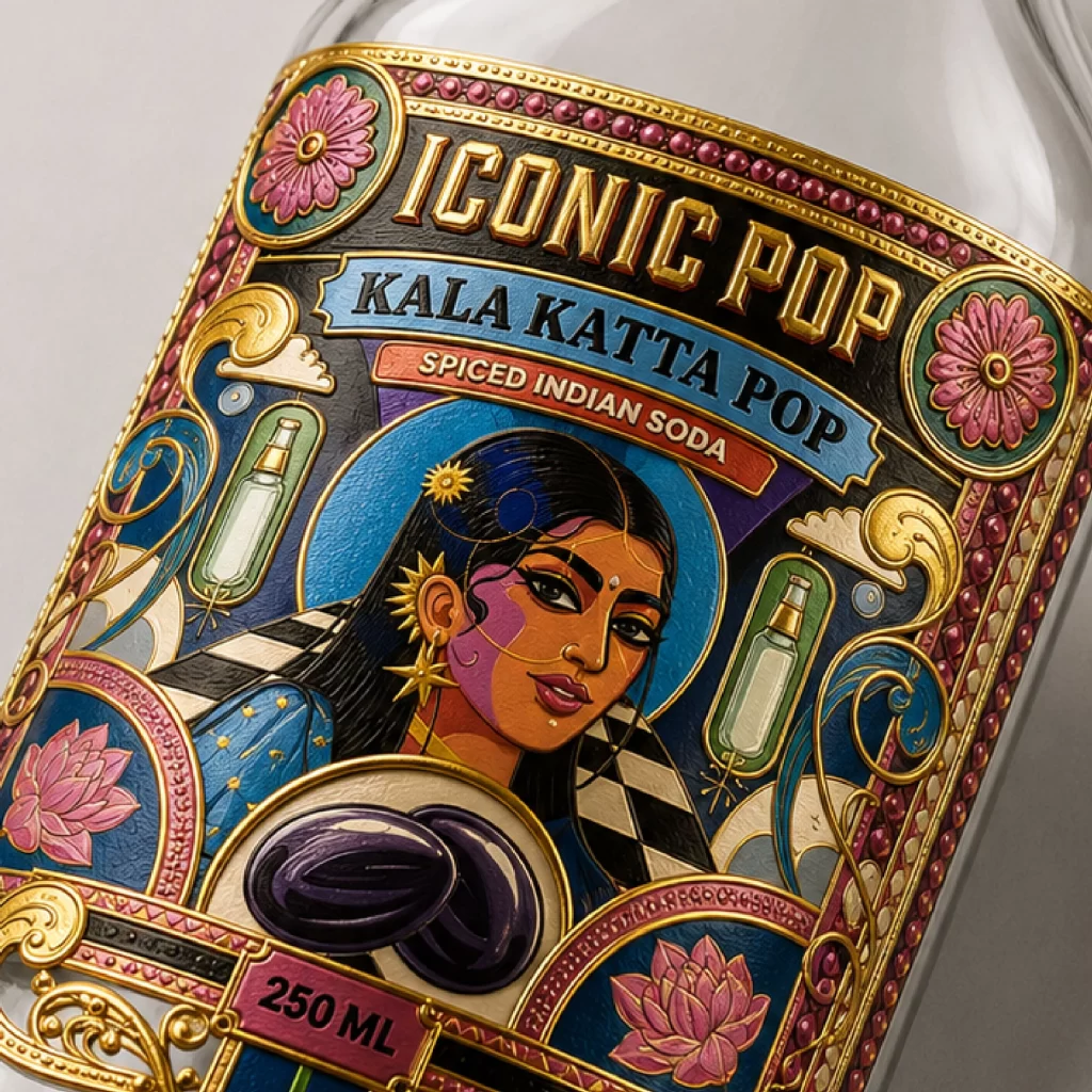 Iconic Pop Spiced Indian Soda Kala Katta Indian