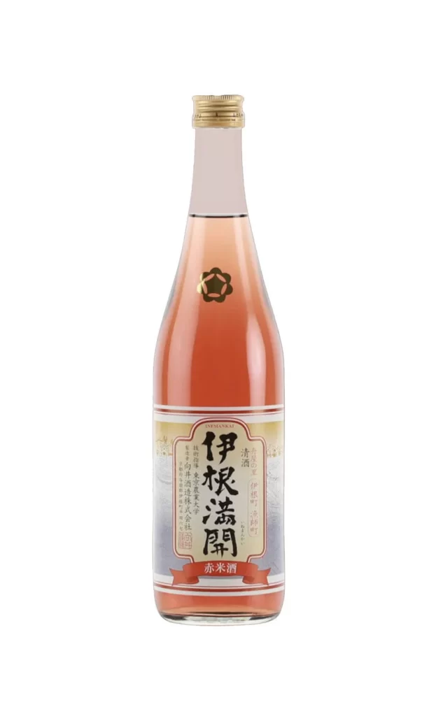 Ine Mankai Red rice sake 720ml Packaging