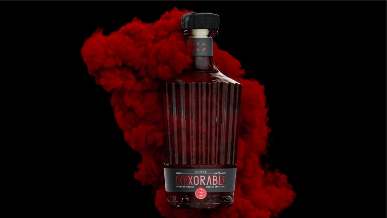 Inexorable Mezcal Tequila Packaging Bottle