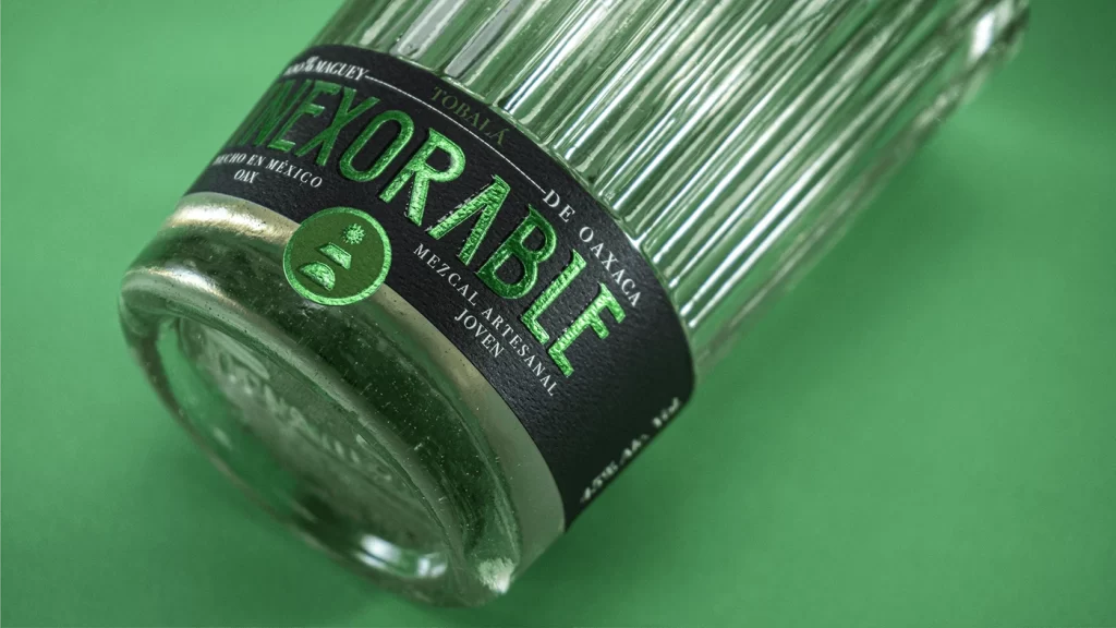 Inexorable Mezcal Packaging Green